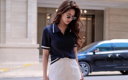 Khoe trọn sắc vóc yêu kiều cùng quần shorts cạp cao