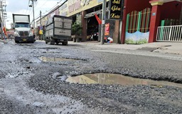 Đường xuống cấp cần sửa chữa