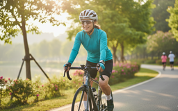 Đạp xe nhẹ nhàng: Bí quyết giữ tim mạch khỏe mạnh sau tuổi 50