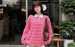 Áo polo tay dài, 'điểm sáng' cho phong cách đời thường sành điệu
