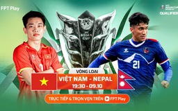 Lộ diện thêm kênh phát sóng trận đội tuyển Việt Nam đấu Nepal, khán giả ‘lãi’ nhất