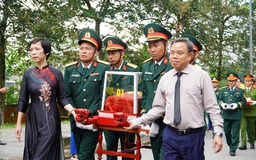 Truy điệu, an táng 14 liệt sĩ tại Nghĩa trang liệt sĩ Khe Sanh