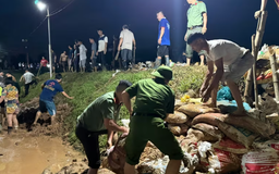 Hà Nội hối hả đắp đê, lũ sông Cầu tiếp tục dâng cao