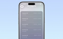 iOS 26 cho xem lại toàn bộ lịch sử cuộc gọi