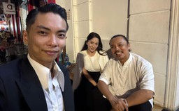 Vợ chồng Khánh Thi - Phan Hiển mừng sinh nhật Chí Anh