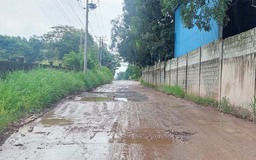 Đường xuống cấp nghiêm trọng