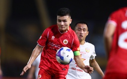 Quang Hải 'vẽ đường cong' tuyệt đẹp, CLB CAHN thắng đậm đội Hà Tĩnh