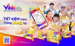 Trúng vàng mỗi ngày cùng Vikki Bank - Ngân hàng Tiết kiệm Tốt bậc nhất