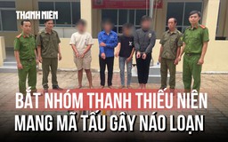 Bắt nhóm thanh thiếu niên mang mã tấu, ná bắn đạn bi xông vào quán cà phê