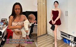 Mẹ bỉm 'biến hình' đầy ấn tượng sau khi sinh con