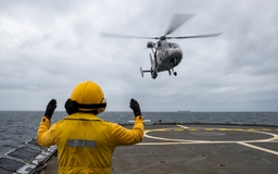 Chiến hạm Pháp Prairial cập cảng Tiên Sa, Đà Nẵng