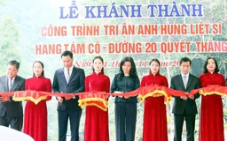 Khánh thành công trình tôn tạo Di tích quốc gia đặc biệt Hang Tám Cô