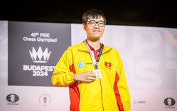 Lê Tuấn Minh xuất sắc lập cú đúp HCV cờ vua Đại hội thể thao trí tuệ châu Á