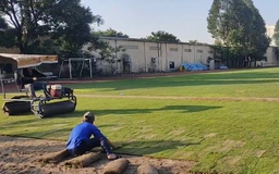 Sân phụ Mỹ Đình được thử nghiệm trồng loại cỏ cực mới, đại tu mặt sân chính đầu năm 2026