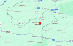 Lại xảy ra động đất tại Lào, sát biên giới Việt Nam