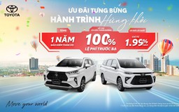 Veloz Cross khuyến mại đến 100% thuế trước bạ và 1 năm bảo hiểm