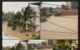 Bất lực, xót xa khi người thân đối mặt hiểm nguy trong lũ dữ