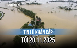 Tin lũ khẩn cấp: Lũ trên sông Krông Ana tiếp tục lên; Đắk Lắk, Khánh Hòa giảm cấp độ rủi ro thiên tai