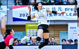 Niềm vui nhân đôi với Trần Thị Thanh Thúy tại giải bóng chuyền Nhật Bản