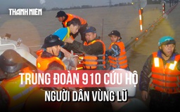 Trung đoàn 910 đưa hơn 600 người dân vùng lũ Đắk Lắk đến nơi an toàn