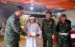 Quân khu 7 thăm 4 gia đình có người tử vong tại xã Lạc Dương, Lâm Đồng