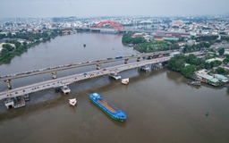 Cầu Bình Triệu 1 chính thức thông xe sau khi nâng tĩnh không lên hơn 1 mét