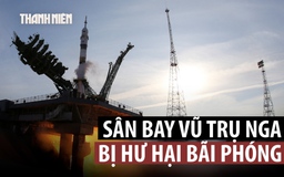 Bãi phóng hư hại trong chuyến bay mới, Nga sẽ không thể đưa tàu lên không gian?