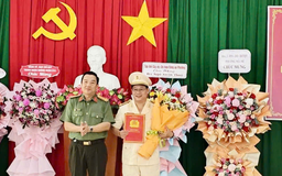 Công an tỉnh Lâm Đồng bổ nhiệm mới Trưởng Công an P.Mũi Né