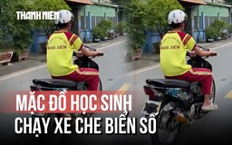 Làm rõ vụ học sinh chạy xe độ, che biển số