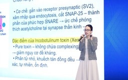 Bác sĩ Tô Lan Phương báo cáo tại hội nghị CME về incobotulinum toxin A tinh khiết