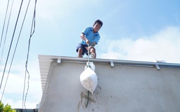 Trước giờ bão số 13 Kalmaegi đổ bộ, người dân ven biển chạy đua với thời gian