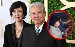 Vợ hoa hậu hộ tống 'sao võ thuật' Hồng Kim Bảo sang Việt Nam