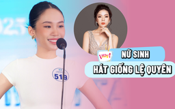 Nữ sinh hát giống Lệ Quyên gây chú ý tại Hoa hậu Sinh viên Hòa bình Việt Nam 2025