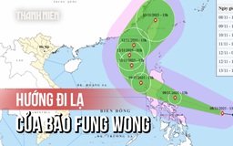 Siêu bão Fung wong (bão số 14) có điểm gì bất thường?