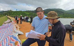 Khẩn cấp khoan phụt chống thấm thân đập hồ chứa nước Cay An