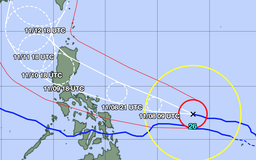 Bão Fung wong sắp đạt cực đại, di chuyển rất nhanh về hướng Biển Đông