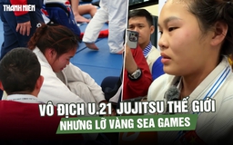 Vô địch U.21 jujitsu thế giới nhưng lỡ vàng SEA Games, Phụng Mùi Nhình bật khóc nức nở