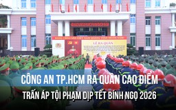 Công an TP.HCM ra quân bảo đảm an ninh trật tự Tết 2026