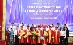 Một trường ĐH ở miền Tây có thêm 5 tân phó giáo sư