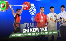 Chỉ kém 1kg, Nguyễn Quốc Toàn lỡ hẹn HCV cử tạ đầy tiếc nuối