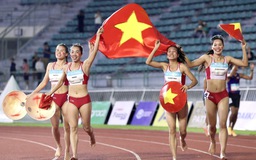 Tổ tiếp sức nữ khóa sổ vàng, điền kinh Việt Nam giành 12 HCV: Nhận 1 tỉ đồng tiền thưởng