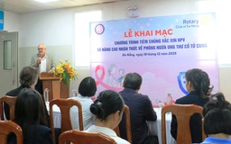 Trao 461 liều vắc xin HPV miễn phí cho trẻ em gái khó khăn tại TP.Đà Nẵng