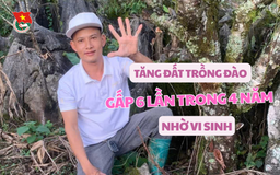 Cùng sống xanh số 139: Đang làm điện lạnh rẽ sang trồng đào, tăng diện tích trồng gấp 6 lần nhờ dùng vi sinh chăm cây