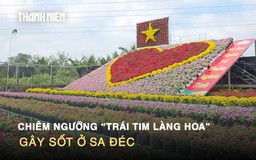 Chiêm ngưỡng 'trái tim làng hoa' gây sốt ở Sa Đéc
