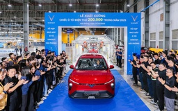Chiếc xe thứ 200.000 chính thức lăn bánh từ nhà máy VinFast Hải Phòng