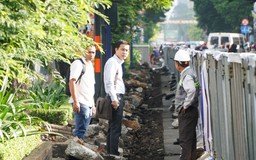 Bắt đầu chỉnh trang đường Lê Lợi giữa trung tâm TP.HCM