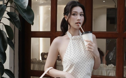 Họa tiết chấm bi trở lại mang theo vẻ đẹp dịu dàng