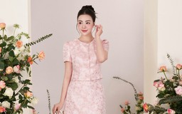 Nâng tầm sắc vóc, toát lên khí chất quý phái với chân váy gấm