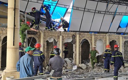 Bê tông sập đè mái nhà hàng ở Đà Lạt, một công nhân tử nạn