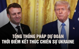 Gặp ông Trump, Tổng thống Macron dự báo thời điểm ngừng bắn ở Ukraine